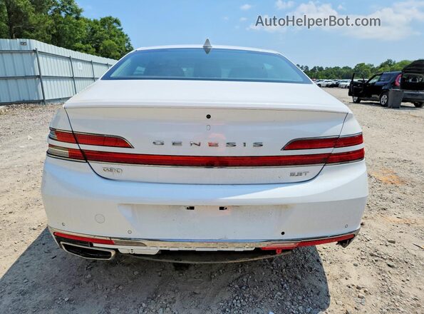 KMTF34PA2LU076003 2020 GENESIS G90 White Հետևի տեսք