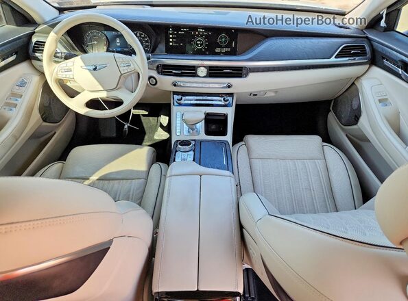 KMTF34PA6MU090634 2021 GENESIS G90 Black Вид панелі приладів