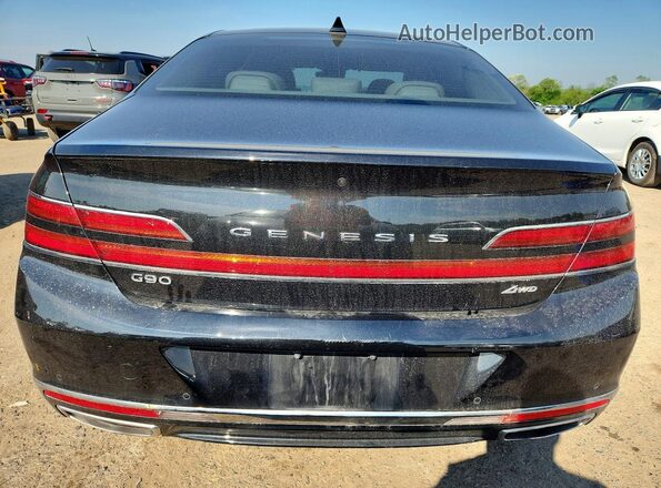 KMTF34PA6MU090634 2021 GENESIS G90 Black Вид ззаду