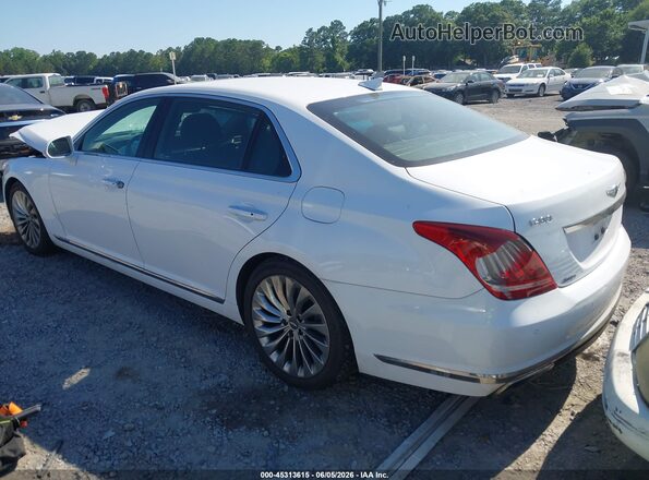KMTF54JH7KU059308 2019 GENESIS G90 White Հետևի ձախ