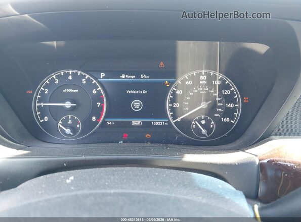 KMTF54JH7KU059308 2019 GENESIS G90 White Հետևի նստատեղերի տեսք