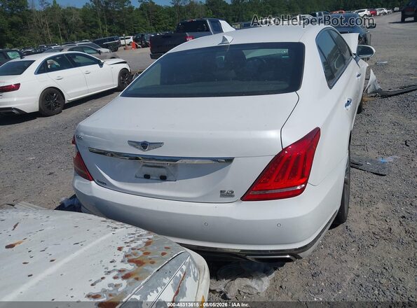 KMTF54JH7KU059308 2019 GENESIS G90 White 
