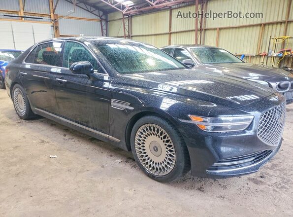 KMTF54PH2MU090394 2021 GENESIS G90 Black Передня права чверть