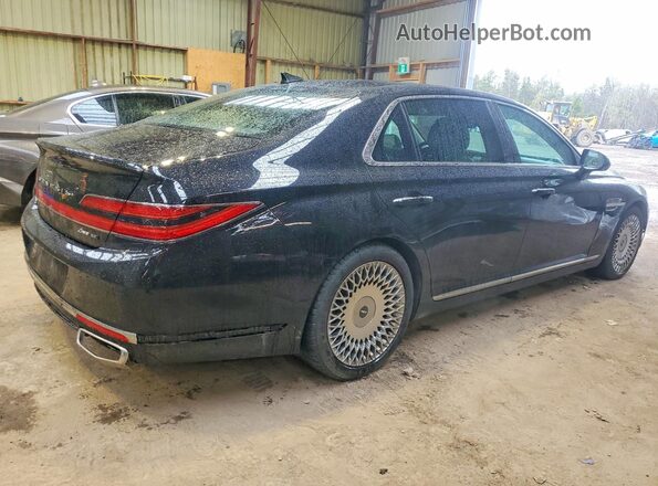 KMTF54PH2MU090394 2021 GENESIS G90 Black Задня права чверть