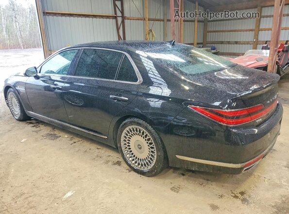 KMTF54PH2MU090394 2021 GENESIS G90 Black Задня ліва чверть