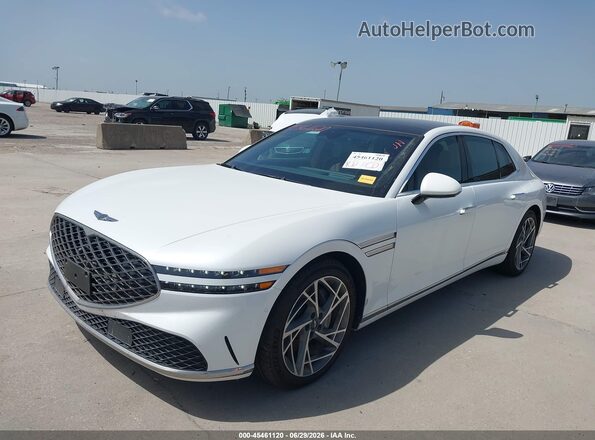 KMTFB4SD6PU024772 2023 GENESIS G90 Бордовый Передняя левая четверть