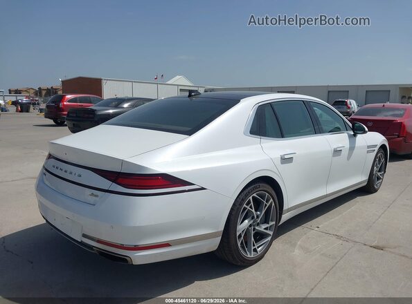 KMTFB4SD6PU024772 2023 GENESIS G90 Бордовый Задняя правая четверть