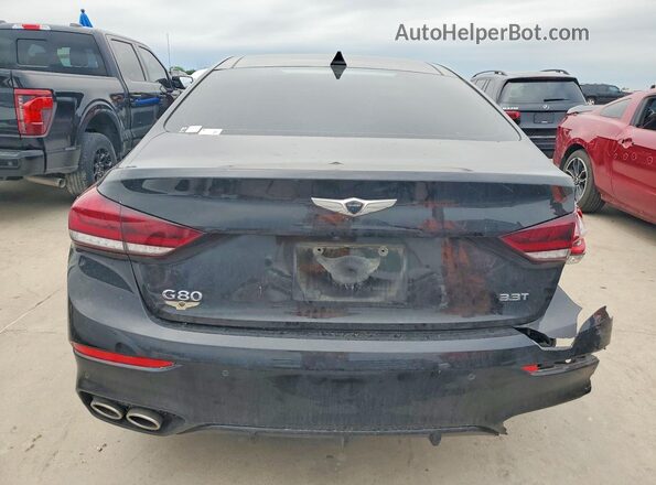 KMTFN4JB2KU320887 2019 GENESIS G80 Черный Вид сзади