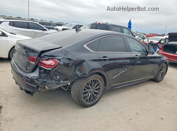 KMTFN4JB2KU320887 2019 GENESIS G80 Черный Задняя правая четверть