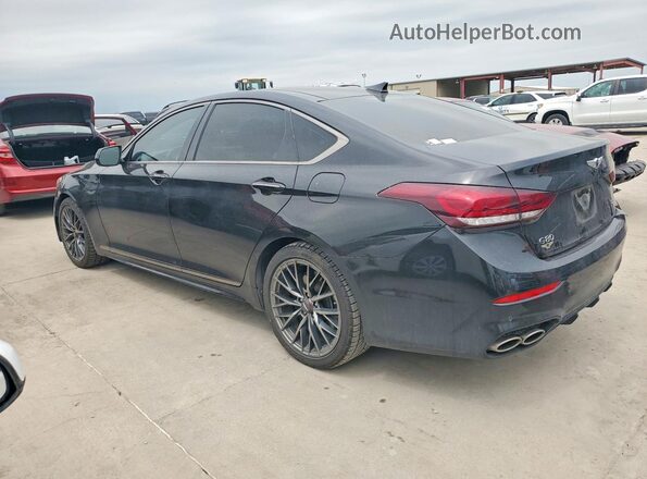 KMTFN4JB2KU320887 2019 GENESIS G80 Черный Задняя левая четверть