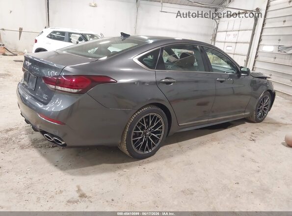 KMTFN4JB4KU322849 2019 GENESIS G80 Gray Հետևի աջ