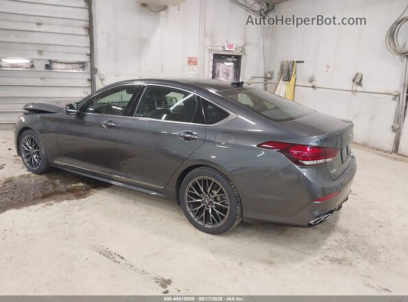 KMTFN4JB4KU322849 2019 GENESIS G80 Gray Հետևի ձախ