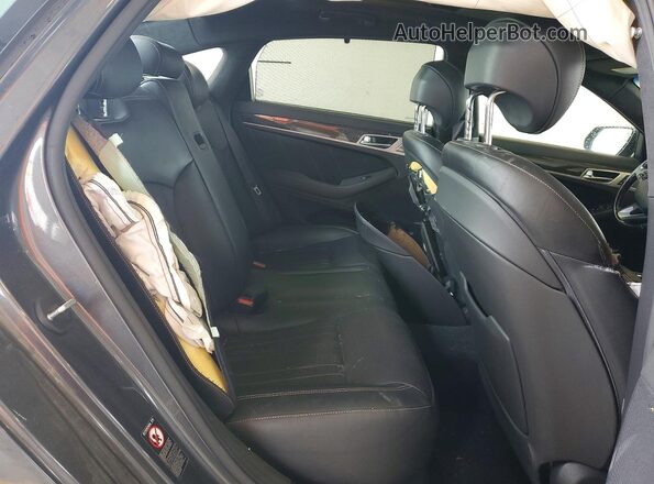 KMTFN4JB8KU322188 2019 GENESIS G80 Gray Vista de los asientos traseros