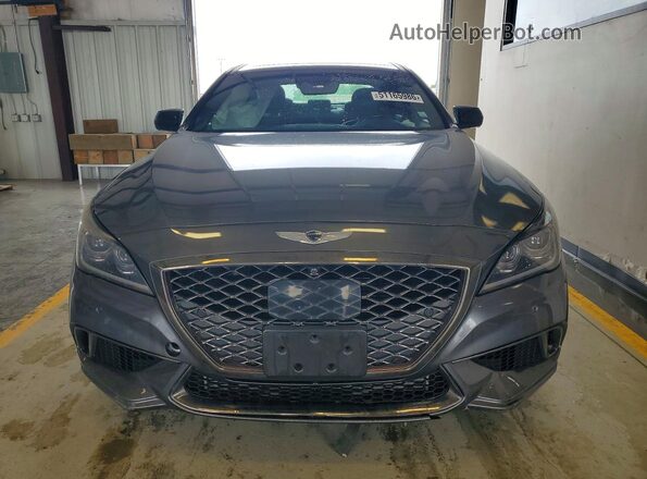 KMTFN4JB8KU322188 2019 GENESIS G80 Gray Vista frontal