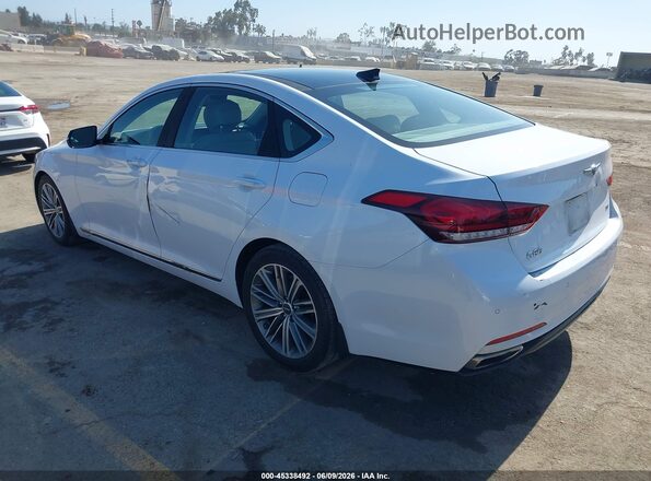 KMTFN4JE1KU323967 2019 GENESIS G80 White უკანა მარცხენა