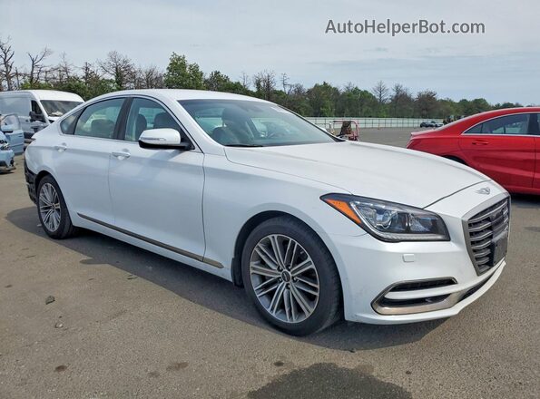 KMTFN4JE3KU324747 2019 GENESIS G80 White წინა მარჯვენა