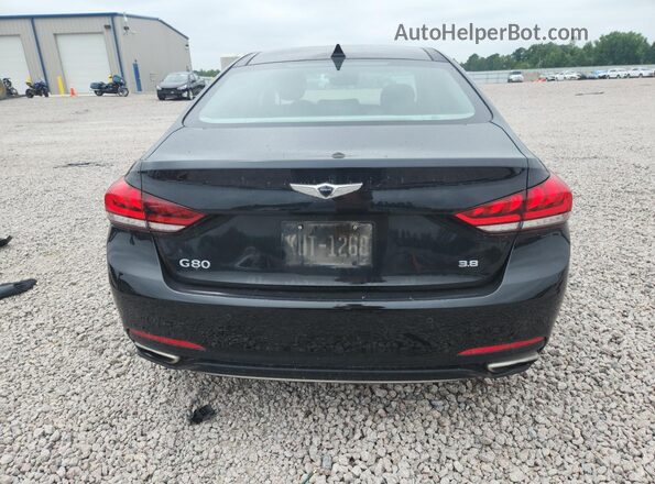 KMTFN4JE6LU337929 2020 GENESIS G80 Black Widok z tyłu