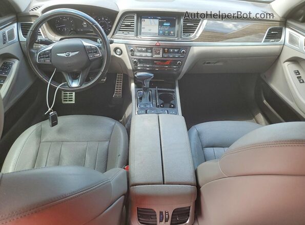 KMTFN4JE8LU337687 2020 GENESIS G80 Blue Dashboard view