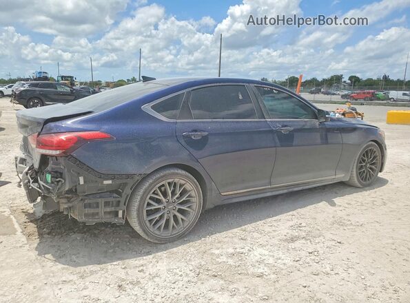 KMTFN4JE8LU337687 2020 GENESIS G80 Blue Rear right
