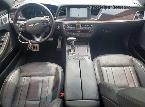 KMTFN4JE9KU320640 2019 GENESIS G80 Серый Вид панели приборов