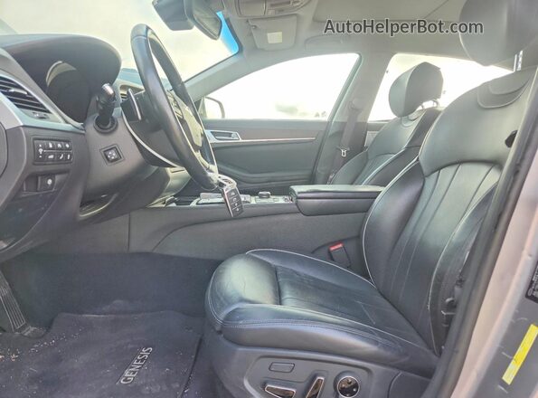 KMTFN4JF9LU335164 2020 GENESIS G80 Beige Widok wnętrza z przodu