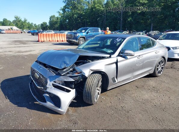 KMTG14SC0TU164907 2026 GENESIS G70 Silver Vista tres cuartos delantera izquierda