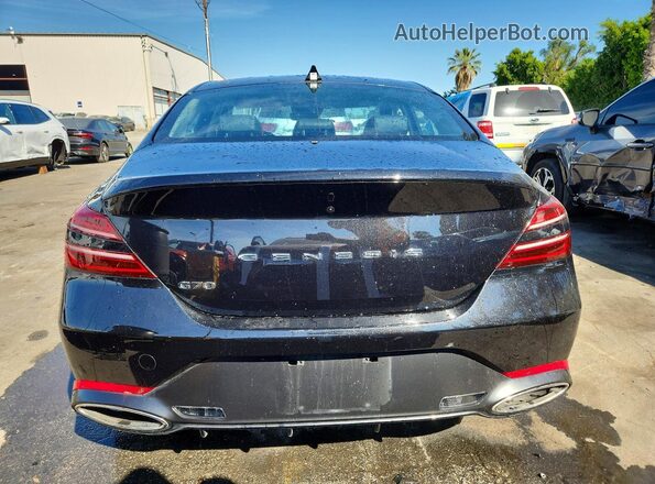 KMTG14SC7TU168579 2026 GENESIS G70 Black Widok z tyłu