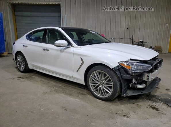 KMTG34LA2LU049202 2020 GENESIS G70 White Առջևի աջ