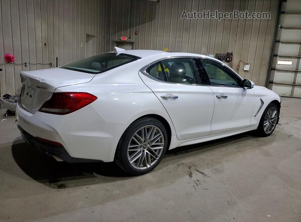 KMTG34LA2LU049202 2020 GENESIS G70 White Հետևի աջ