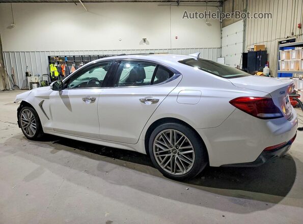 KMTG34LA2LU049202 2020 GENESIS G70 White Հետևի ձախ