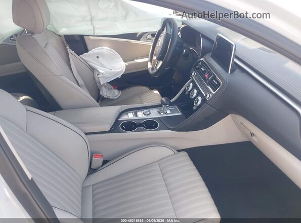 KMTG34LA2MU067068 2021 GENESIS G70 Gray წინა სალონის ხედი