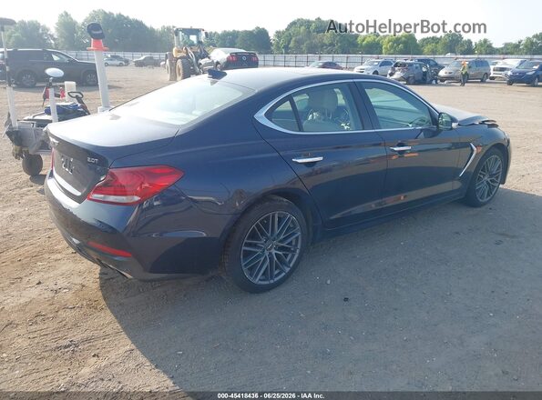 KMTG34LA3KU021018 2019 GENESIS G70 Dark Blue Trasero derecho