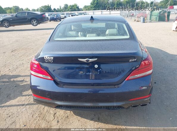 KMTG34LA3KU021018 2019 GENESIS G70 Dark Blue 