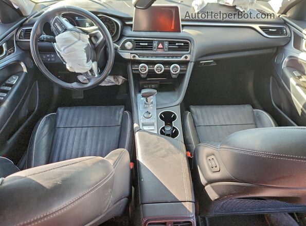 KMTG34LA3LU063268 2020 GENESIS G70 Blue Առջևի վահանակի տեսք