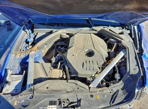 KMTG34LA3LU063268 2020 GENESIS G70 Blue Սալոնի հետևի տեսք