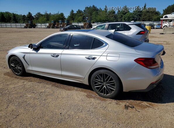 KMTG34LA4KU012828 2019 GENESIS G70 Серебряный Задняя левая четверть