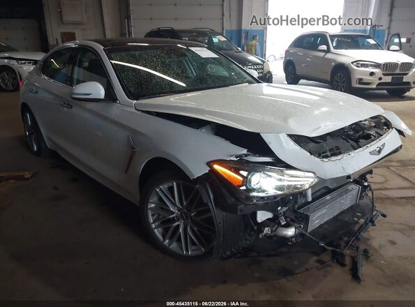 KMTG34LA9MU069464 2021 GENESIS G70 White Սարքավորումների վահանակի տեսք