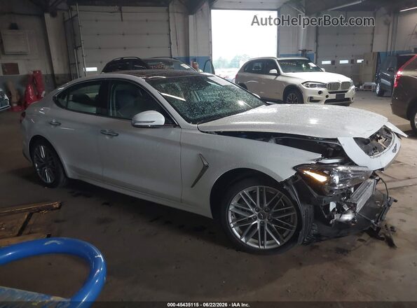 KMTG34LA9MU069464 2021 GENESIS G70 White Սալոնի 360 աստիճան տեսք