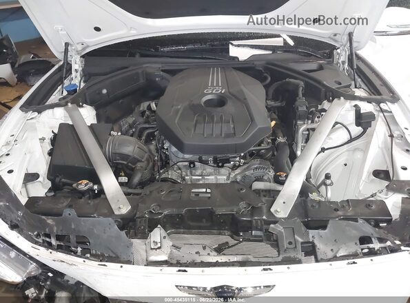 KMTG34LA9MU069464 2021 GENESIS G70 White Հետևի տեսք
