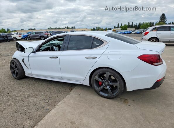 KMTG34LE2KU015620 2019 GENESIS G70 Белый Задняя левая четверть
