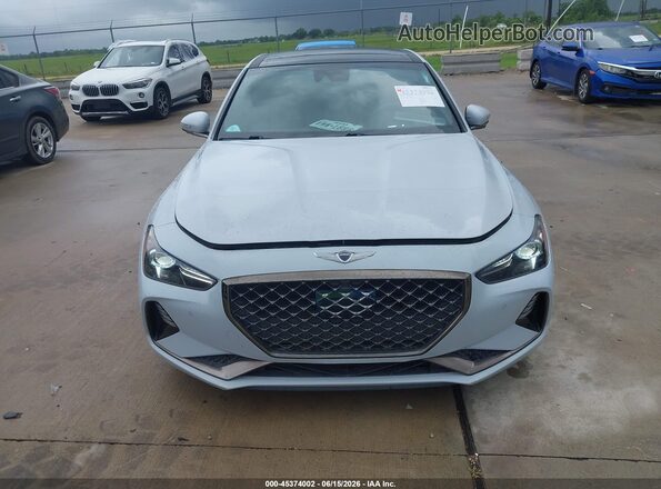 KMTG34LE5MU074499 2021 GENESIS G70 Gray Սարքավորումների վահանակի տեսք