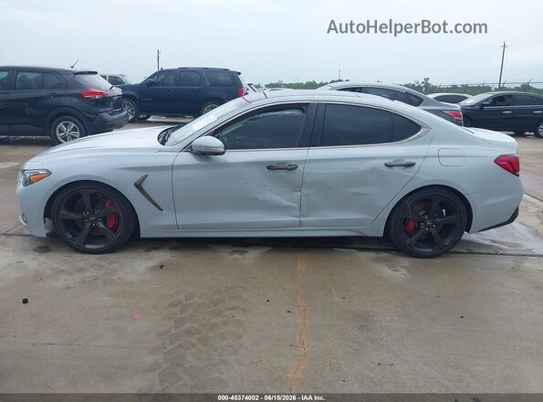 KMTG34LE5MU074499 2021 GENESIS G70 Gray Սալոնի 360 աստիճան տեսք