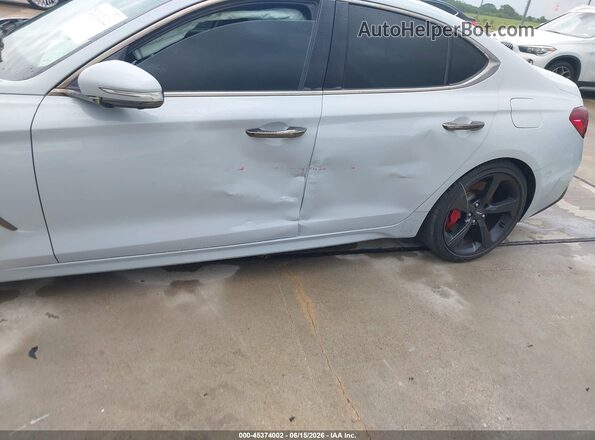 KMTG34LE5MU074499 2021 GENESIS G70 Gray Դիմացի տեսք