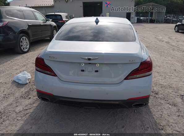 KMTG34LE9KU026145 2019 GENESIS G70 Light Blue 