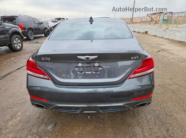 KMTG34LEXKU031158 2019 GENESIS G70 Gray უკანა ხედი