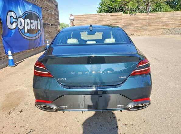 KMTG34SC6SU153788 2025 GENESIS G70 Blue 