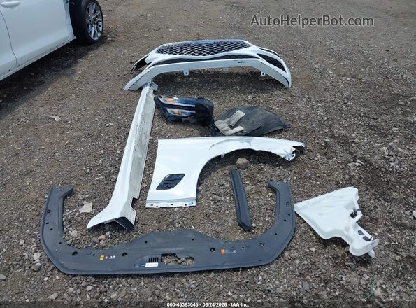 KMTG34TA2NU093266 2022 GENESIS G70 White Instrument cluster view