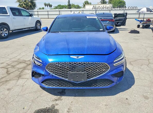 KMTG34TA2NU094577 2022 GENESIS G70 Blue Вид спереду