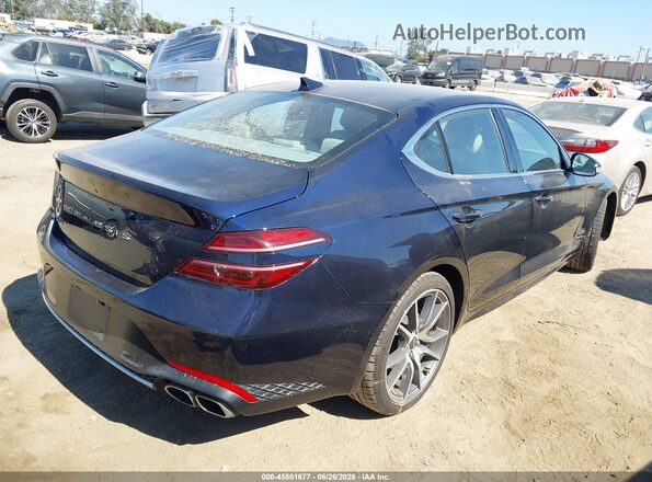 KMTG34TA4PU124875 2023 GENESIS G70 Dark Blue Trasero derecho