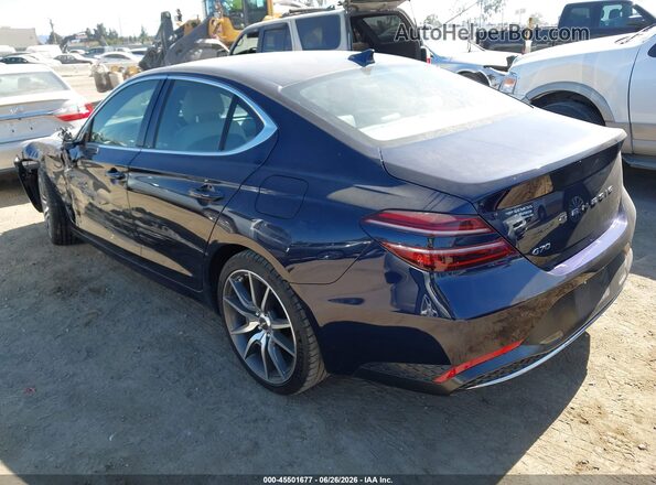 KMTG34TA4PU124875 2023 GENESIS G70 Dark Blue Trasero izquierdo